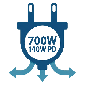 Integrated 700W Power Supply