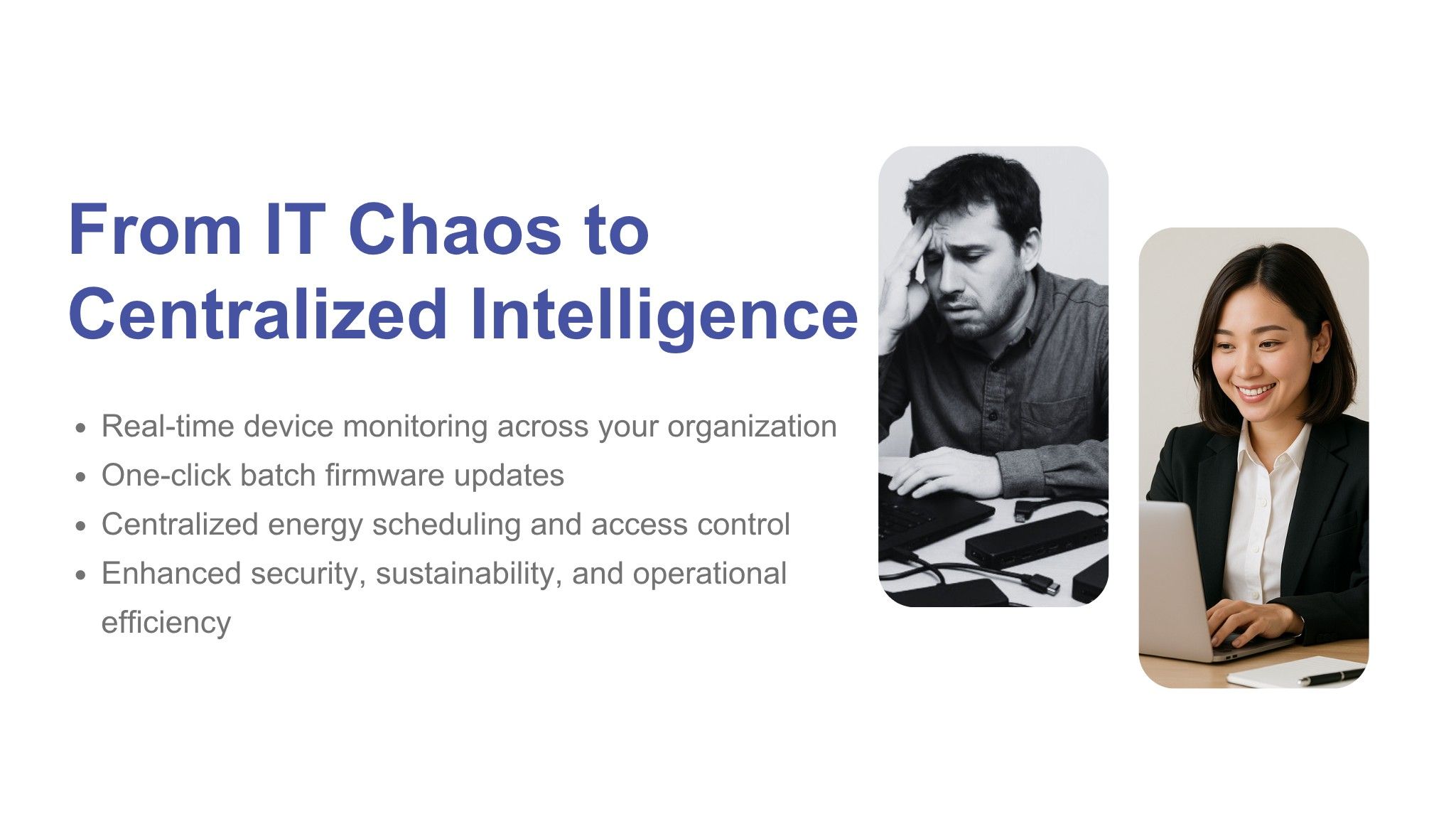 從 IT 混亂到集中化智慧管理